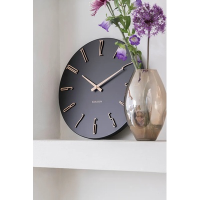 Karlsson Стенен часовник Karlsson Esmerado 40 cm (KA6072BK)