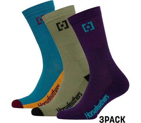 Horsefeathers Basic 3pack multicolor