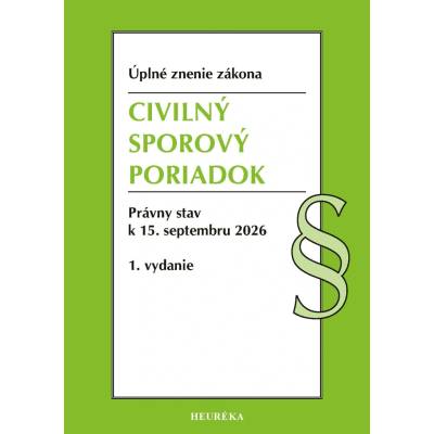 Civilný sporový poriadok stav k 15.9.2026