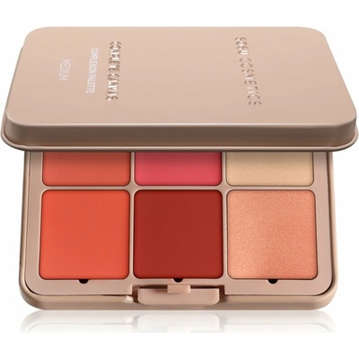 SOSU Cosmetics Complete Canvas Complexion Palette multifunkčná paleta na tvár Medium 26.4 g