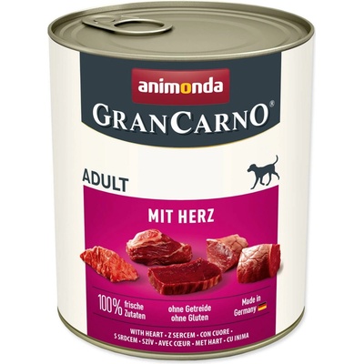 Animonda Gran Carno Adult hovädzie & srdce 800 g