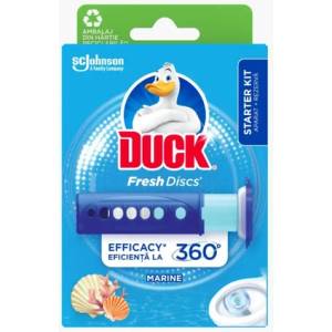 DUCK Тоалетно Пате Свежи Дискове - Син, ароматизатор за тоалетна, Оцветяващ (5000204331608)