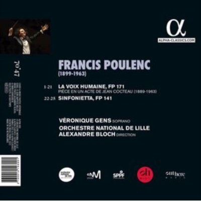Poulenc - La Voix Humaine Digipak CD