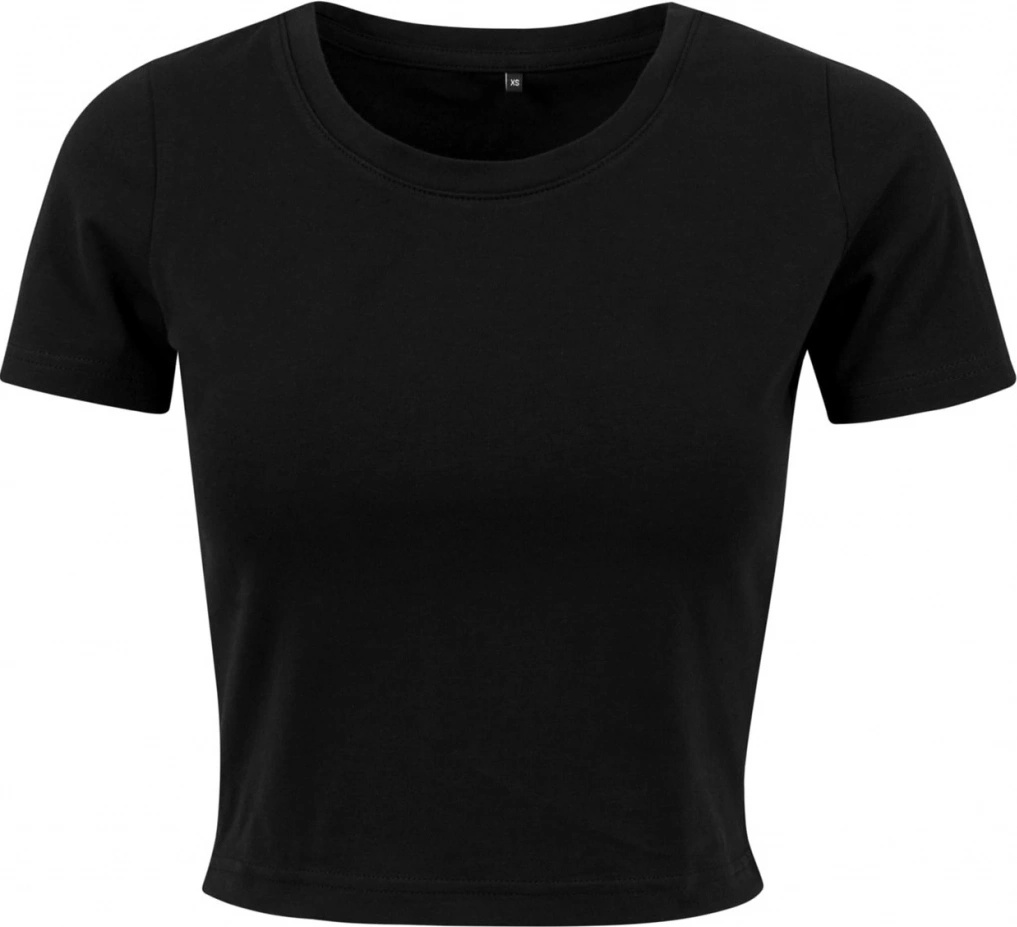 tričko cropped Tee Černá
