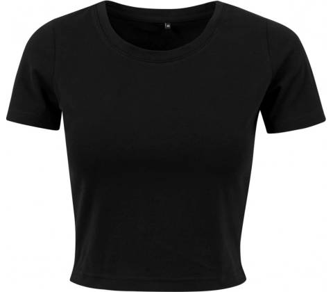 tričko cropped Tee Černá