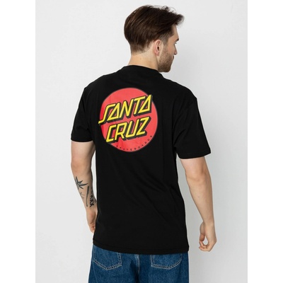 Santa Cruz Classic Dot Chest pánske tričko s krátkym rukávom black