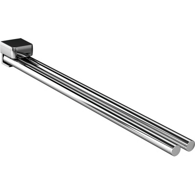 Emco Trend - Držiak na uterák 2-ramenný 450 mm, otočný, chróm 025000145