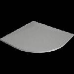 Mexen Bert полукръгъл SMC поддушов корит 90 x 90 см, сив - 4KR619090 (4KR619090)