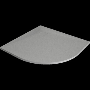 Mexen Bert полукръгъл SMC поддушов корит 90 x 90 см, сив - 4KR619090 (4KR619090)