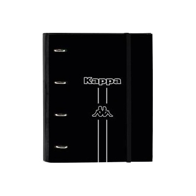 Kappa Папка с пръстени Kappa Dark Черен 27 x 32 x 3.5 cm