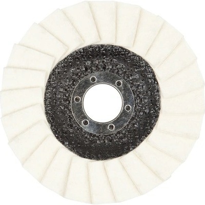 Lamelový kotouč na leštění Wolfcraft Ø115x22,23 mm, plsťový