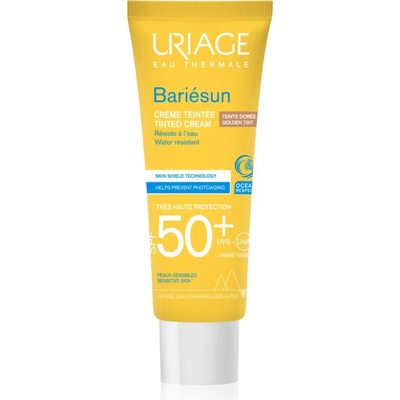 Uriage Bariésun Tinted Cream SPF 50+ защитен тониращ крем за лице SPF 50+ цвят Golden tint 50ml