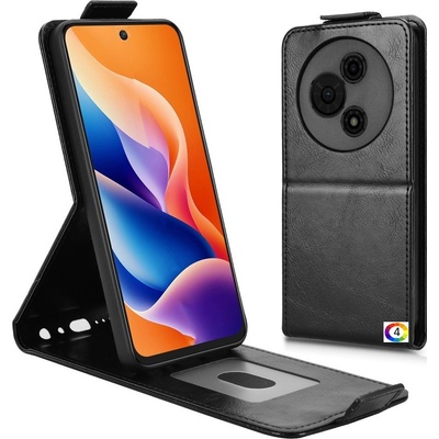 TCL 60 se / tcl 605 4g Кожен Магнитен Флип Калъф с Протектор, Държач за Карти | Черен, Кафяв, Розов, Син