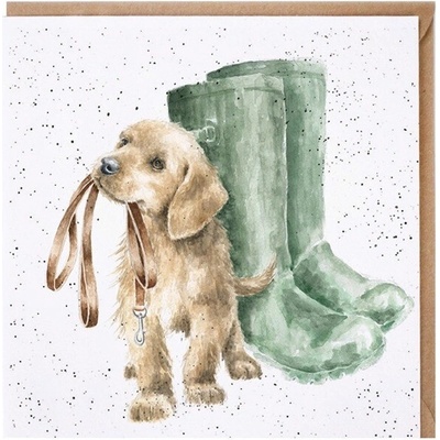 Přání "Hopeful", 15x15 cm - Labrador