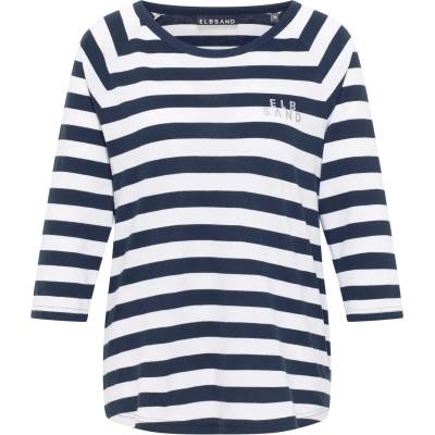 ELBSAND Дамска тениска ELBSAND Women's Celin T-Shirt - Coldwater / Bright White - размер XL (916-2676-1014)