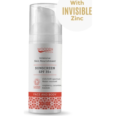 WoodenSpoon opaľovacie mlieko na telo a tvár SPF35+ 100 ml