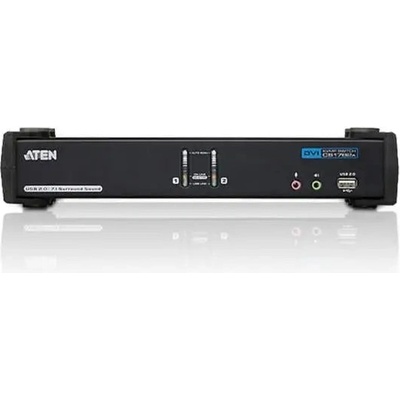 ATEN KVMP превключвател ATEN CS1782A 2-портов, USB, DVI Dual Link, CH7.1 Audio (CS1782A-AT-G)