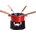 Staub Комплект за фондю Staub 10 см червен 8 части (40509-900-0)