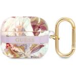 Guess Калъф Guess GUA3HHFLU за AirPods 3, лилав, Flower Strap Collection (GUA3HHFLU)