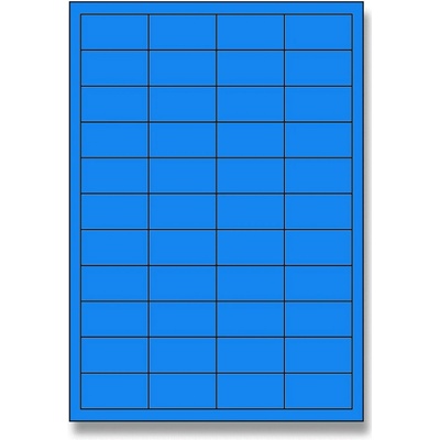 Rayfilm R0123.0203A 48,5 x 25,4 mm 4400 etiket modré