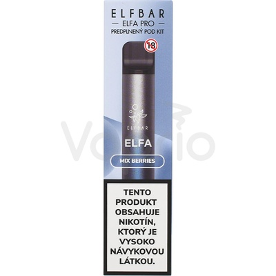 Elf Bar Elfa 600 Mix Berries 20 mg 1000 poťahov