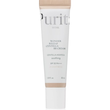 PURITO Wonder Releaf Centella BB Cream oсвежаващ BB крем с успокояващ ефект цвят 21 Light Beige 30ml