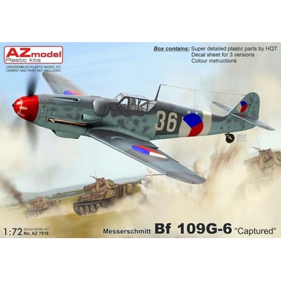 AZmodel Messerschmitt Bf 109 G 6 „Captured“ 1:72