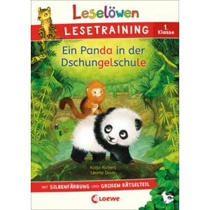 Leselöwen Lesetraining 1. Klasse - Ein Panda in der Dschungelschule | Kristin Labuch, Leonie Daub, Stefan Lohr (ISBN: 9783743210592)