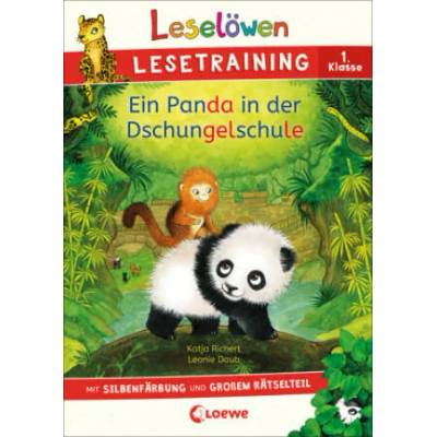 Leselöwen Lesetraining 1. Klasse - Ein Panda in der Dschungelschule | Kristin Labuch, Leonie Daub, Stefan Lohr