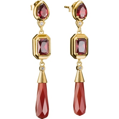 THOMAS SABO náušnice Red Stones H2332-414-10