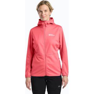 Jack Wolfskin Дамско софтшел яке Jack Wolfskin Feldberg Hoody sunset coral
