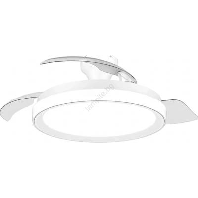 Philips - LED таванна лампа с димираща функция и вентилатор BLISS LED/35W/230V бяла + дистанционно управление (P7322)