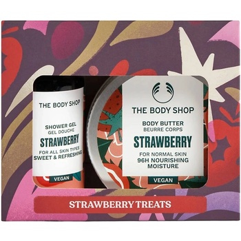 The Body Shop Комплект Strawberry - Душ гел и Масло за тяло, 60 + 50 ml