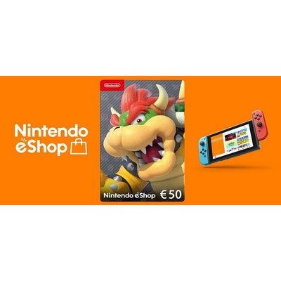 Nintendo dárková karta 50 €