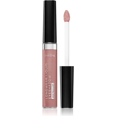 Oriflame The One Metallic tekuté očné tiene Rosy Peach 5 ml