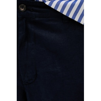 Benetton панталон мъжки от лен (4AGH55HW8)