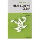 Korum Vrtáčik Meat Screws Clear 12ks