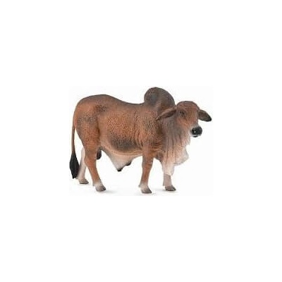 MAC TOYS Červený brahmanský býk hnedá