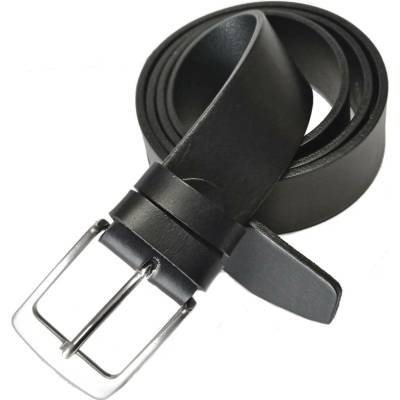 Belts I-1-60-HL kožený pásek černý