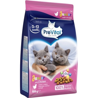 PreVital kočka junior kuřecí 3 12 měsíců 0,95 kg