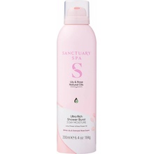 Sanctuary Spa Shower Burst Ľalia a ruža Sprchová pena 200 ml