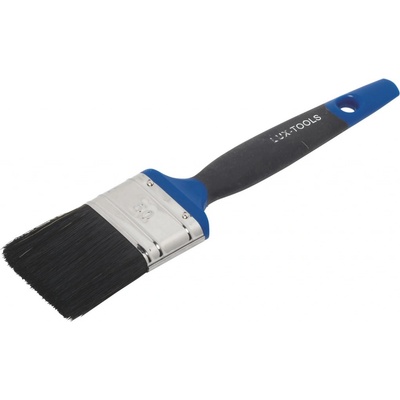 LUX-TOOLS Plochý štetec na laky so syntetickou živicou s rukoväťou Softgrip 50 m