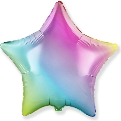 Godan Balónek fóliový Hvězda duhová 46 cm