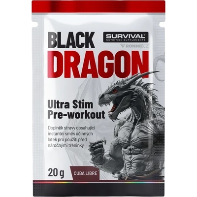 Survival Black Dragon Ultra Stim Pre-workout 20 g – Zboží Dáma