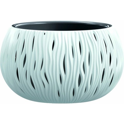 Prosperplast Květináč s vkladem SANDY BOWL bílý 29 cm