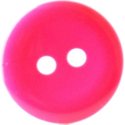 Pro Háčkování Knoflík kulatý plast 15 mm fuchsiový