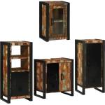 vidaXL Комплект мебели за баня 4 бр. Многоцветен 55 x 35 x 60 см (3305701)