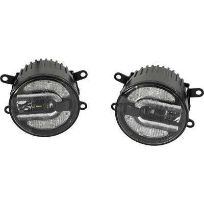 Sada LED mlhových světel, E13 Evropská homologace, Jeep Wrangler JK, CC Style