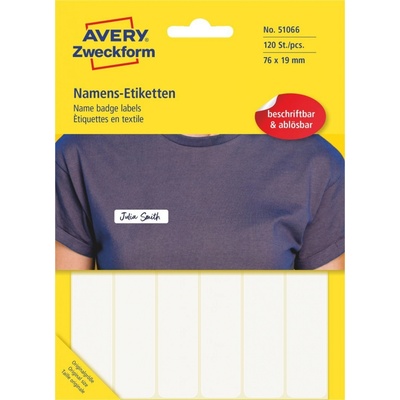 Avery Zweckform 51066 bílá 76 x 19 mm 120 ks