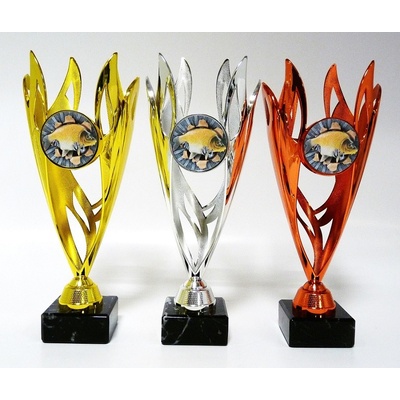 VIZINGR Ryba poháry ET444-K1076 ET444-K1076/29 cm bronz